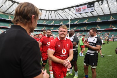 270626 - Barbarians v Wales - Friendly - Dewi Lake of Wales at full time