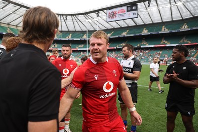 270626 - Barbarians v Wales - Friendly - Dewi Lake of Wales at full time