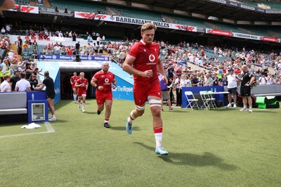 270626 - Barbarians v Wales - Friendly - Taine Plumtree of Wales 