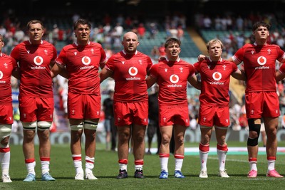 270626 - Barbarians v Wales - Friendly - Wales sing the anthem