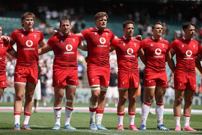 270626 - Barbarians v Wales - Friendly - Wales sing the anthem