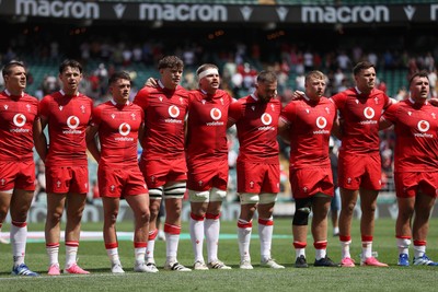 270626 - Barbarians v Wales - Friendly - Wales sing the anthem