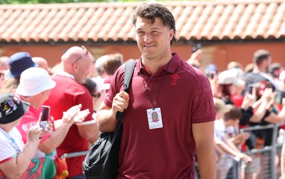 270626 - Barbarians v Wales -  Teddy Williams of Wales arrive at the Allianz Stadium