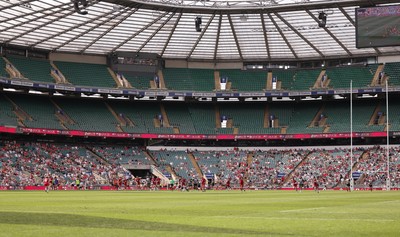 270626 - Barbarians v Wales - A general view of the stadium during the match