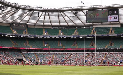 270626 - Barbarians v Wales - A general view of the stadium during the match