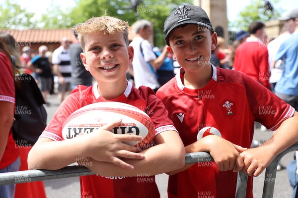 270626 - Barbarians v Wales - Friendly - Wales fans before the game