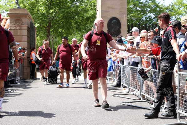270626 - Barbarians v Wales - Friendly - Head Coach Steve Tandy arrives at the stadium
