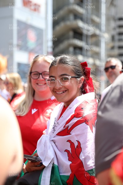 270626 - Barbarians v Wales - Friendly - Wales fans before the game