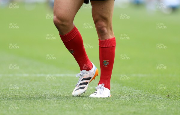 270626 - Barbarians v Wales - Friendly - George North of Barbarians wearing the his local club socks