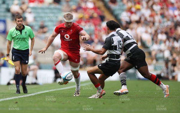 270626 - Barbarians v Wales - Friendly - Aaron Wainwright of Wales 