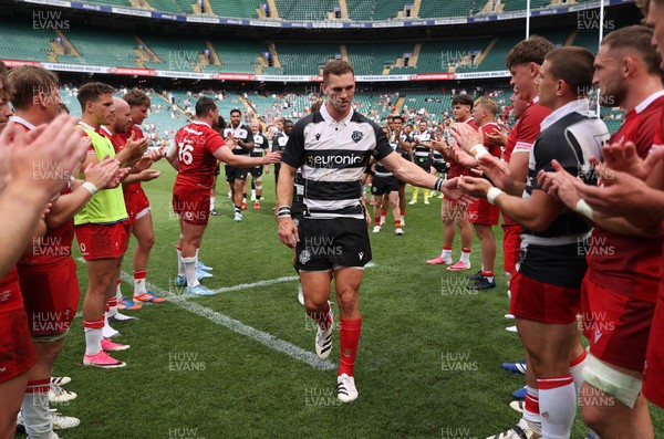 270626 - Barbarians v Wales - Friendly - George North of Barbarians at full time