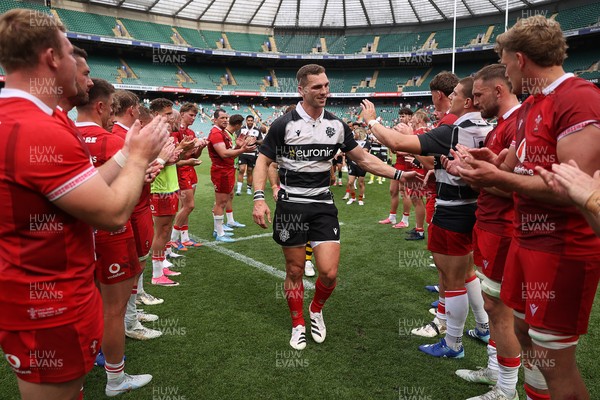 270626 - Barbarians v Wales - Friendly - George North of Barbarians at full time