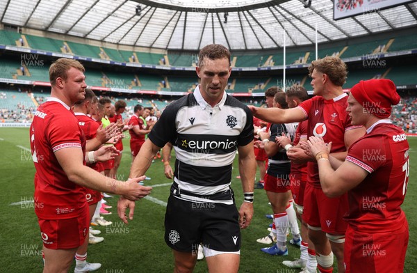 270626 - Barbarians v Wales - Friendly - George North of Barbarians at full time