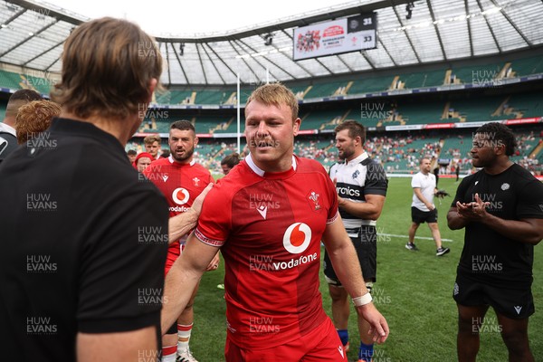 270626 - Barbarians v Wales - Friendly - Dewi Lake of Wales at full time