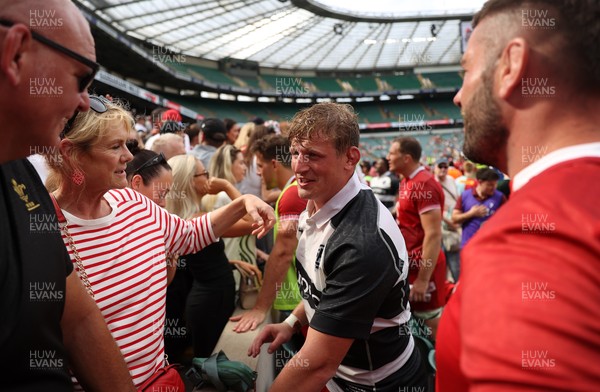 270626 - Barbarians v Wales - Friendly - Jac Morgan of Wales at full time
