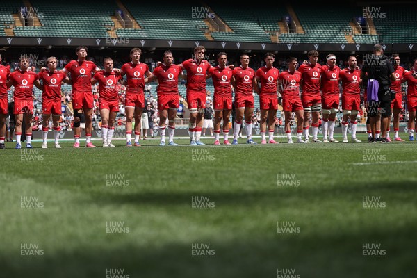 270626 - Barbarians v Wales - Friendly - Wales sing the anthem