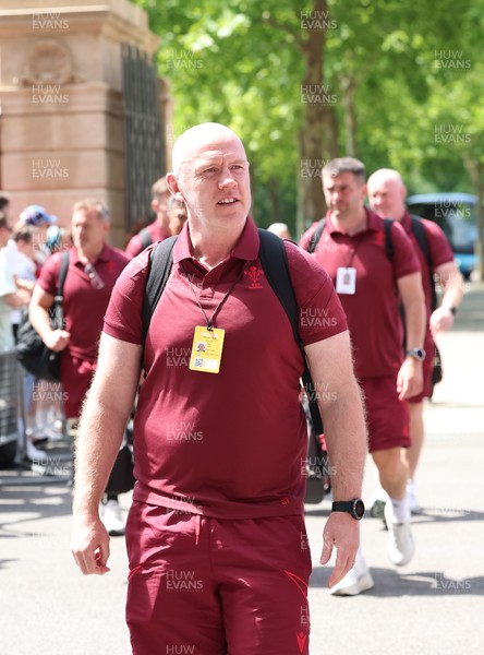 270626 - Barbarians v Wales -  Wales head coach Steve Tandy arrives at the Allianz Stadium