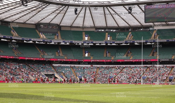 270626 - Barbarians v Wales - A general view of the stadium during the match