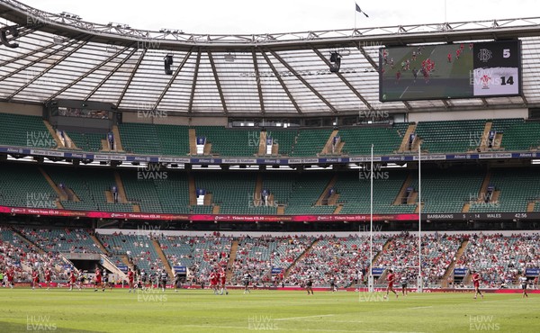 270626 - Barbarians v Wales - A general view of the stadium during the match