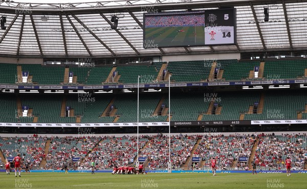 270626 - Barbarians v Wales - A general view of the stadium during the match