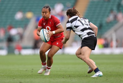 270626 - Barbarians Women v Wales Women - Friendly - Jenna De Vera of Wales 