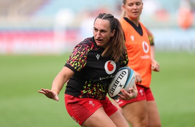 270626 - Barbarians v Wales Women - Courtney Keight of Wales during warm up