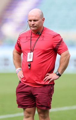 270626 - Barbarians v Wales Women - Sean Lynn, Wales Women head coach during warm up