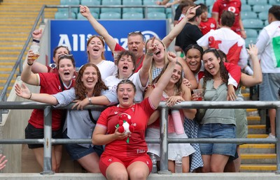 270626 - Barbarians v Wales Women - Stella Orrin of Wales with family and friends