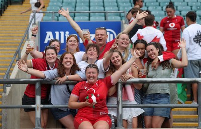 270626 - Barbarians v Wales Women - Stella Orrin of Wales with family and friends