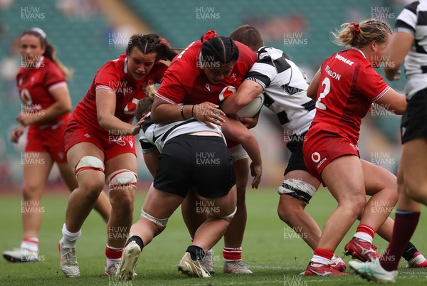 270626 - Barbarians Women v Wales Women - Friendly - Sisilia Tuipulotu of Wales 