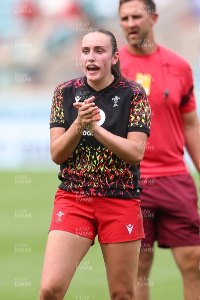 270626 - Barbarians v Wales Women - Nel Metcalfe of Wales during warm up