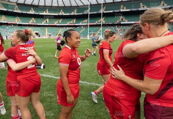 270626 - Barbarians v Wales Women -  Jenna De Vera of Wales at the end of the match