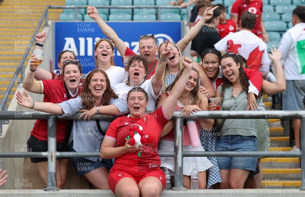 270626 - Barbarians v Wales Women - Stella Orrin of Wales with family and friends
