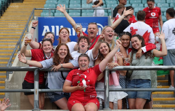 270626 - Barbarians v Wales Women - Stella Orrin of Wales with family and friends