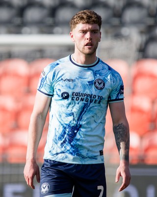140326 - Barnet v Newport County - Sky Bet League 2 - Cameron Evans of Newport County