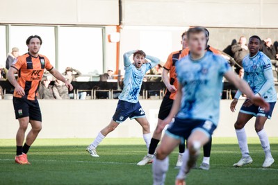 140326 - Barnet v Newport County - Sky Bet League 2 - Ben Lloyd of Newport County reacts after missed chance