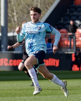 140326 - Barnet v Newport County - Sky Bet League 2 - Ben Lloyd of Newport County in action