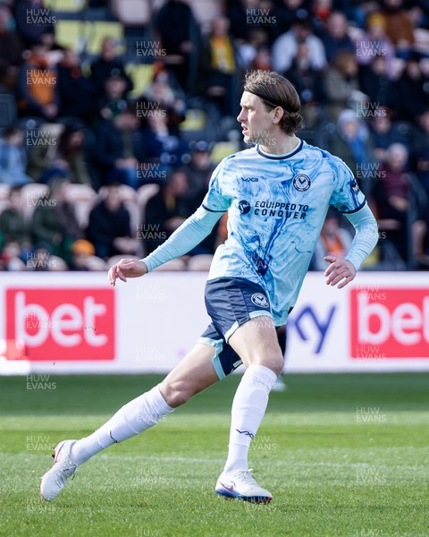 140326 - Barnet v Newport County - Sky Bet League 2 - Harrison Biggins of Newport County in action
