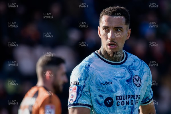 140326 - Barnet v Newport County - Sky Bet League 2 - Courtney Baker-Richardson of Newport County