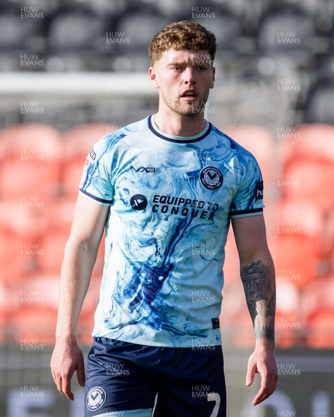 140326 - Barnet v Newport County - Sky Bet League 2 - Cameron Evans of Newport County