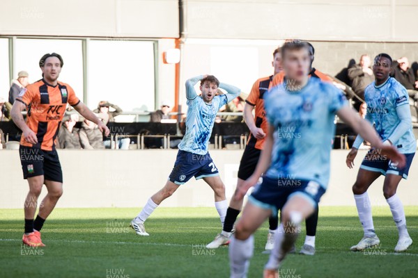 140326 - Barnet v Newport County - Sky Bet League 2 - Ben Lloyd of Newport County reacts after missed chance