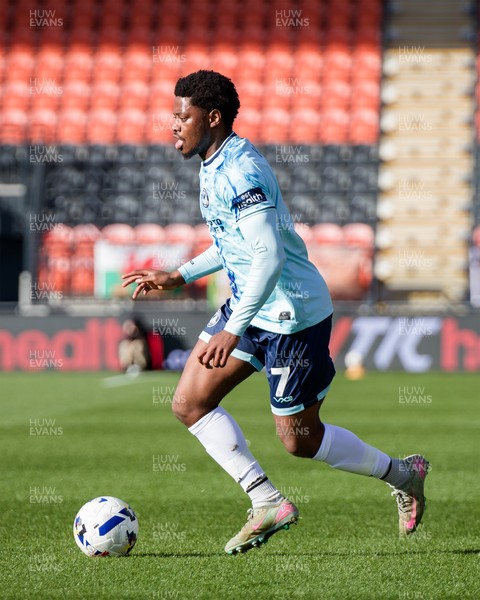 140326 - Barnet v Newport County - Sky Bet League 2 - Bobby Kamwa of Newport County in action