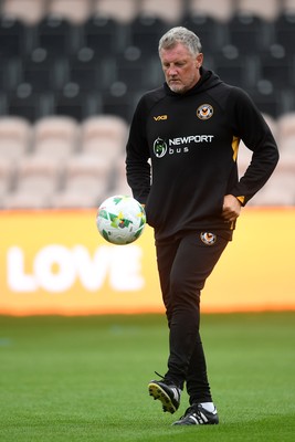 290725 - Barnet v Newport County - Carabao Cup Preliminary Round - Newport County Assistant Manager, Wayne Hatswell