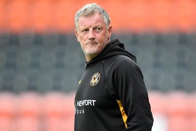 290725 - Barnet v Newport County - Carabao Cup Preliminary Round - Newport County Assistant Manager, Wayne Hatswell