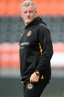290725 - Barnet v Newport County - Carabao Cup Preliminary Round - Newport County Assistant Manager, Wayne Hatswell