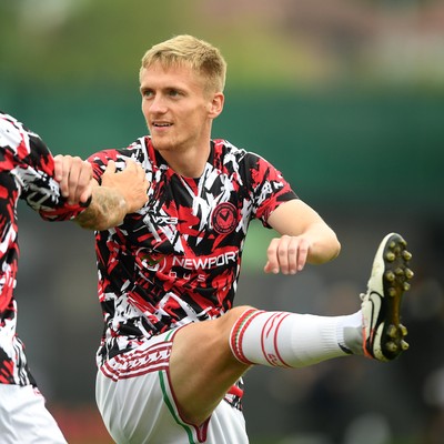 290725 - Barnet v Newport County - Carabao Cup Preliminary Round - Matt Smith of Newport County