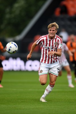 290725 - Barnet v Newport County - Carabao Cup Preliminary Round - Tom Davies of Newport County