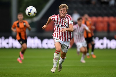290725 - Barnet v Newport County - Carabao Cup Preliminary Round - Tom Davies of Newport County
