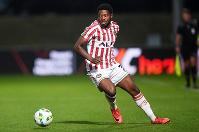 290725 - Barnet v Newport County - Carabao Cup Preliminary Round - Bobby Kamwa of Newport County