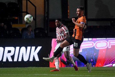 290725 - Barnet v Newport County - Carabao Cup Preliminary Round - Bobby Kamwa of Newport County
